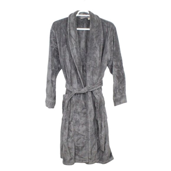 LL Bean Terry Cloth Cotton Robe Iron Size Large - Picture 1 of 9